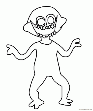 The Monsters Friday Night Funkin Coloring Pages - Friday Night Funkin Coloring  Pages - Coloring Pages For Kids And Adults