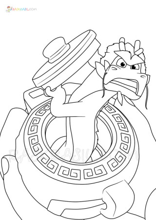 Wish Dragon Coloring Pages | New Pictures Free Printable