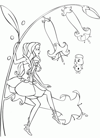 Drawing Barbie #27694 (Cartoons) – Printable coloring pages