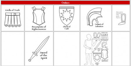 Armor Of Coloring Pages - Coloring Page