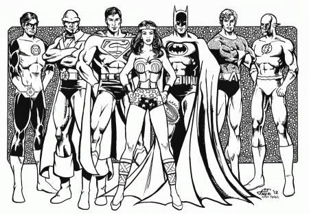 Popular Justice League Coloring Pages For Kids Printable Free ...