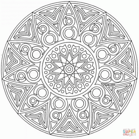 Celtic Mandala coloring page | Free Printable Coloring Pages