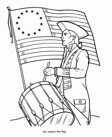 American Revolution Coloring Page - Coloring Pages for Kids and ...