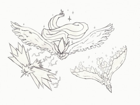Pokemon Coloring Pages Zapdos