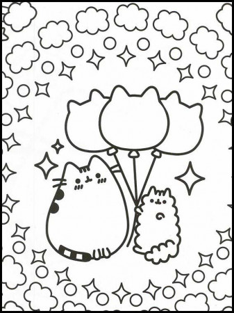 Pusheen 5 Printable coloring pages for kids in 2020 | Pusheen coloring pages,  Cute coloring pages, Coloring pages