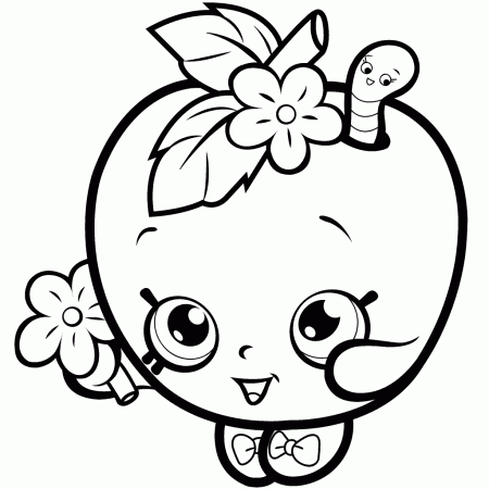 Shopkins Coloring Pages - The Coloring Page
