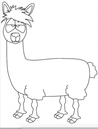 19 Cute Llama Coloring Pages You Can Print To Your Heart's Content