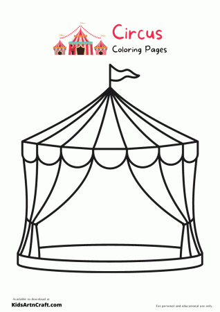 Circus Coloring Pages For Kids – Free Printables - Kids Art & Craft