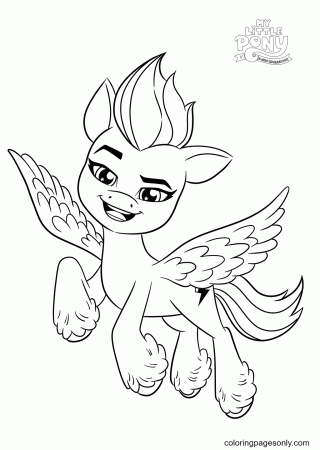 My Little Pony Zipp Storm Coloring Pages - My Little Pony A New Generation Coloring  Pages - Coloring Pages For Kids And Adults