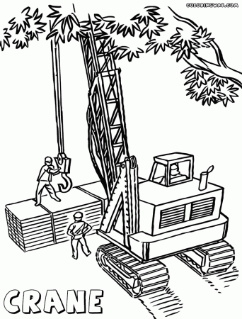 Crane coloring pages | Coloring pages to download and print