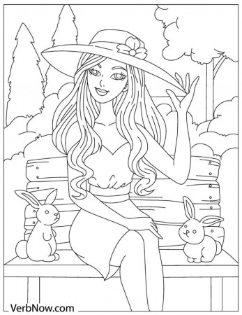 Free BARBIE Coloring Pages for Download (Printable PDF) - VerbNow