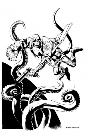 Drawing Hellboy #78504 (Superheroes) – Printable coloring pages