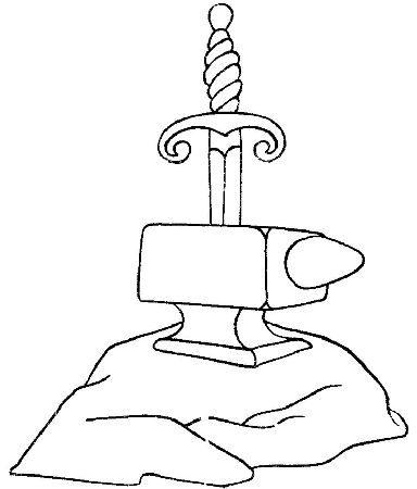 sword in the stone svg - Clip Art Library