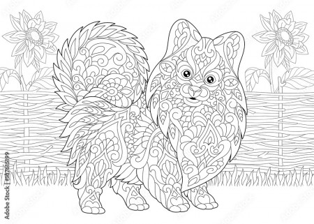 Coloring Page. Adult Coloring Book ...
