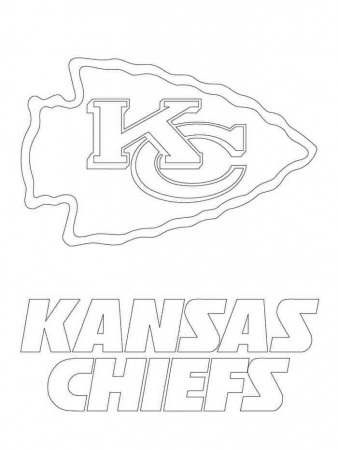 Kansas city chiefs logo, Coloring pages ...