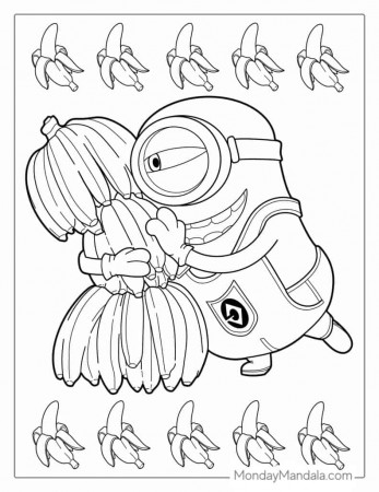 32 Minion Coloring Pages (Free PDF ...