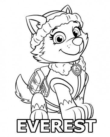 Everest coloring page Paw Patrol