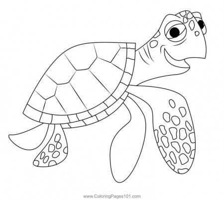 Crush The Turtle Coloring Page | Turtle ...