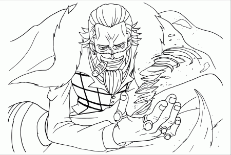 Crocodile One Piece Coloring Page ...