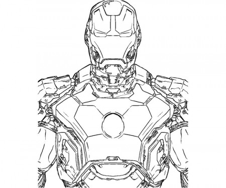 Drawing Iron Man #80536 (Superheroes) – Printable coloring pages