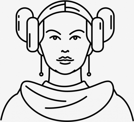 Princess Leia Png - Princess Leia Coloring Page From The Thousand Images,  Transparent Png (#2282841), PNG Images on PngArea