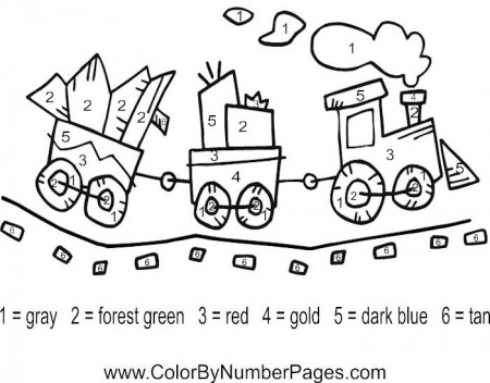 Color by Number Coloring Pages