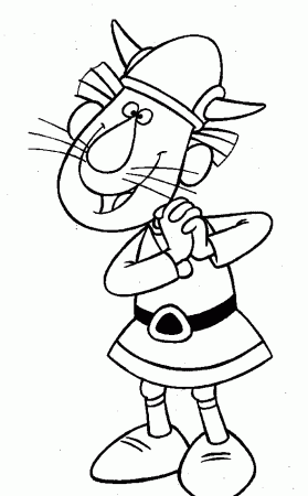 Vicky The Viking Characters Coloring Pages