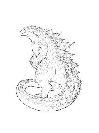 godzilla-coloring-pages-1 | Godzilla tattoo, All godzilla monsters, Godzilla  wallpaper