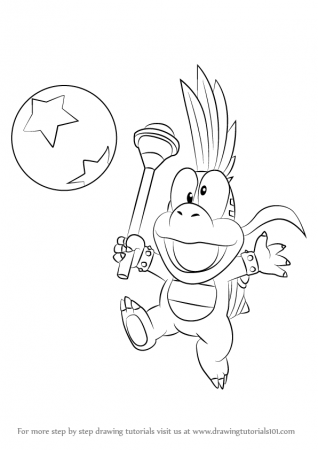 Lemmy Koopa Coloring Pages | Unicorn coloring pages, Super mario coloring  pages, Mario coloring pages