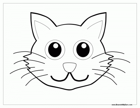 6 Pics of Head Free Kitten Coloring Pages - Cat in the Hat Face ...
