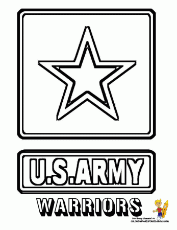 Army Printable - Coloring Pages for Kids and for Adults