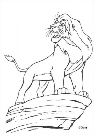 Mufasa the lion king coloring pages - Hellokids.com