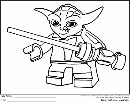 Lego star wars coloring pages to download and print for free