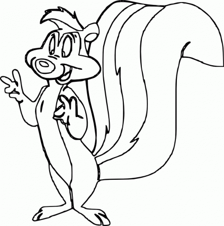 Pepe Le Pew Coloring Page
