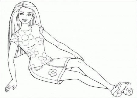Barbie - Coloring Pages for Kids and for Adults