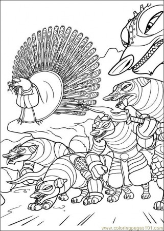 Kung Fu Panda 2 24 Coloring Page - Free Kung Fu Panda Coloring Pages :  ColoringPages101.com