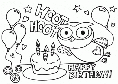 Free Happy Birthday Mom Printable Coloring Pages, Download Free Clip Art,  Free Clip Art on Clipart Library
