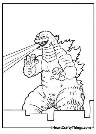 Download or print this amazing coloring page: Printable Godzilla Coloring  Pages (Updated 2022) | Bunny coloring pages, Coloring pages, Godzilla  birthday