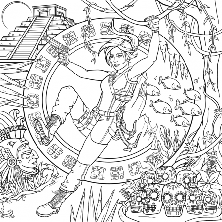 Dark Horse announces new Tomb Raider Colouring Book and competition - Page  3 - www.tombraiderforums.com
