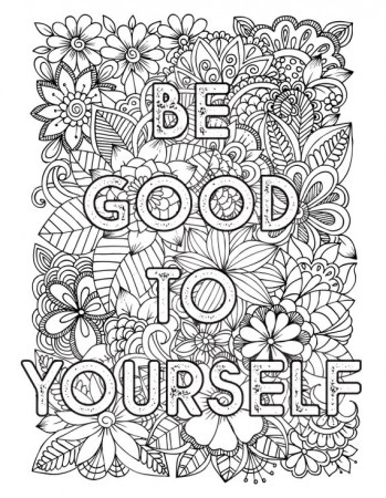 Self Love Coloring Pages - Etsy