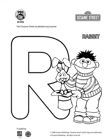 The Letter R Coloring Page | Kids Coloring… | PBS KIDS for Parents