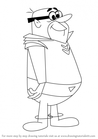 Learn How to Draw Mr. Cogswell from The Jetsons (The Jetsons) Step by Step  : Drawing Tutorials
