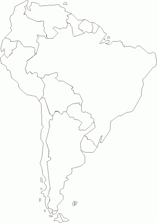 Central And South America Map Worksheet - Intrepidpath