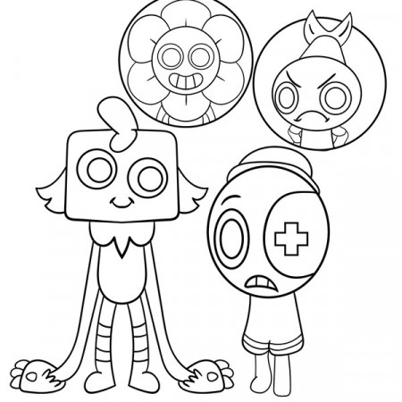 Coloring pages Project Dandy's World ...