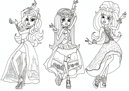 Monster High Coloring Pages Printable | Free Coloring Pages