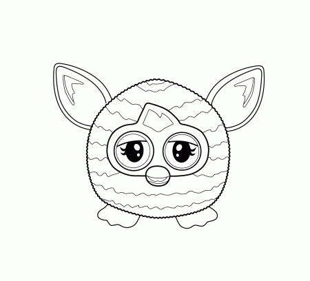 Furby Coloring Pages | Furby coloring pages, coloring pages of ...