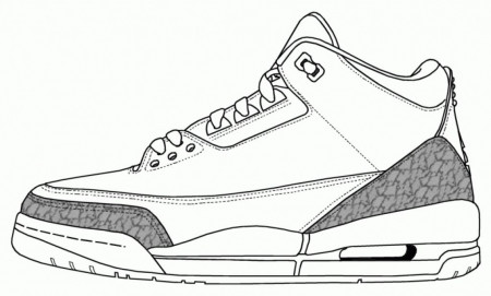 Jordan Coloring Pages Shoes for Property - Beautiful Color Art