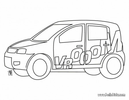 TUNING CAR coloring pages - Old car