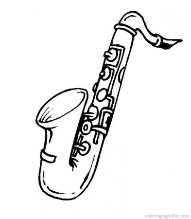 Trombone Coloring Pages for Kids - Get Coloring Pages