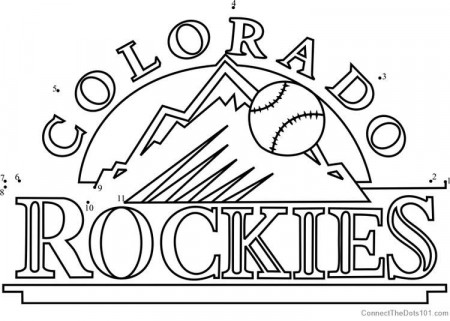 Colorado Rockies Logo Dot To Dot | Mermaid coloring pages, Superhero coloring  pages, Unicorn coloring pages